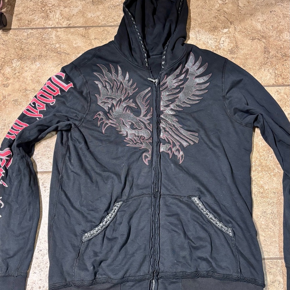 Jaded by Knight Black “Victory Hoodie” Rare Gothic NWT 4XL